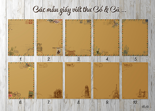Giấy viết thư cổ điển hoa văn vintage Craft & More Vietnam | vietgiftcenter.com Giấy Viết Thư Cổ Điển Hoa Văn Vintage Craft & More Vietnam | Vietgiftcenter.Com