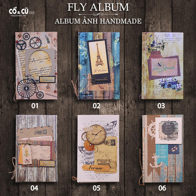 album ảnh handmade cho cặp đôi, quà tặng đám cưới