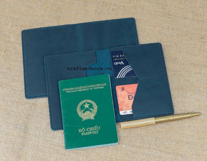 bao da passport túi ví đựng hộ chiếu cho nữ