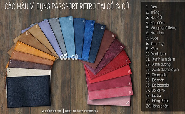 passport cover vintage