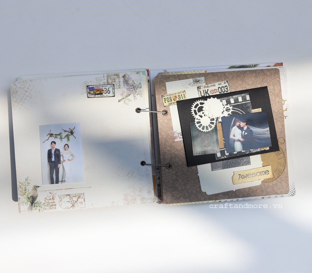 Trang trí làm scrapbook theo yêu cầu