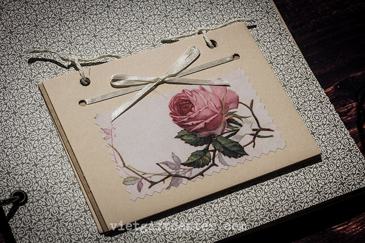 Album cưới handmade - scrapbook chủ đề TÌNH YÊU Beautiful In White
