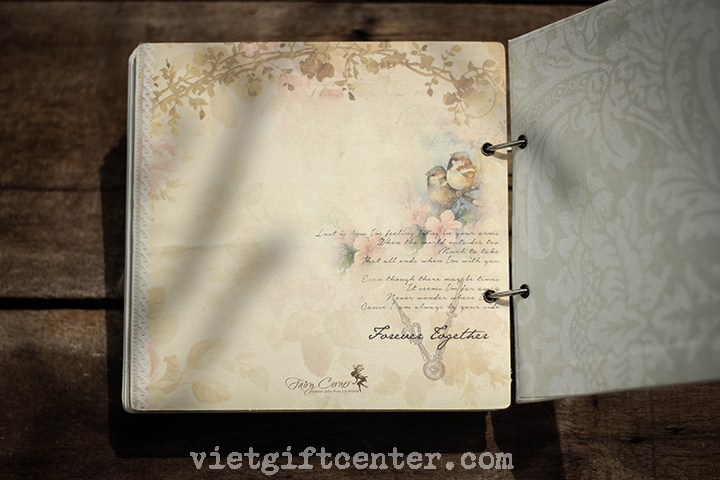 Album handmade scrapbook đẹp Together Forever