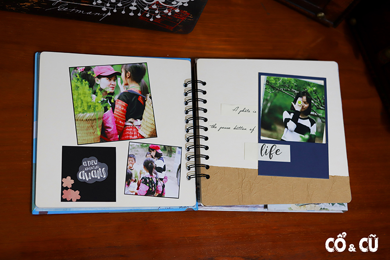 scrapbook chủ đề du lịch kỷ niệm