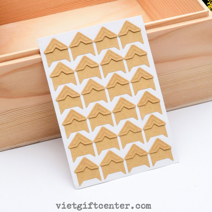 Sticker dán góc ảnh NÂU VINTAGE (cố định góc ảnh) Craft & More Vietnam ...