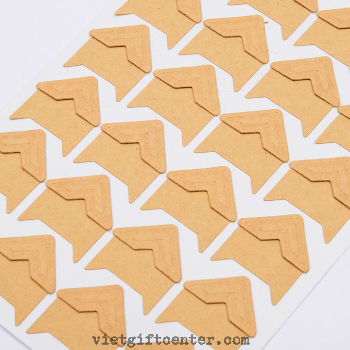 Sticker dán góc ảnh NÂU VINTAGE (cố định góc ảnh) Craft & More Vietnam ...