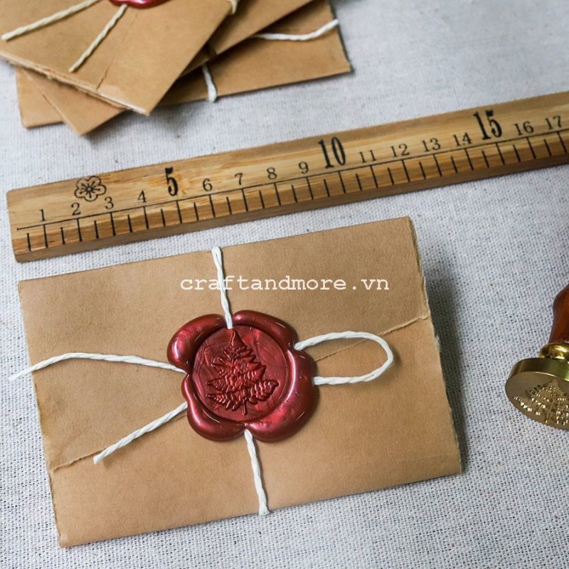 thiệp con dấu sáp tặng bạn thân