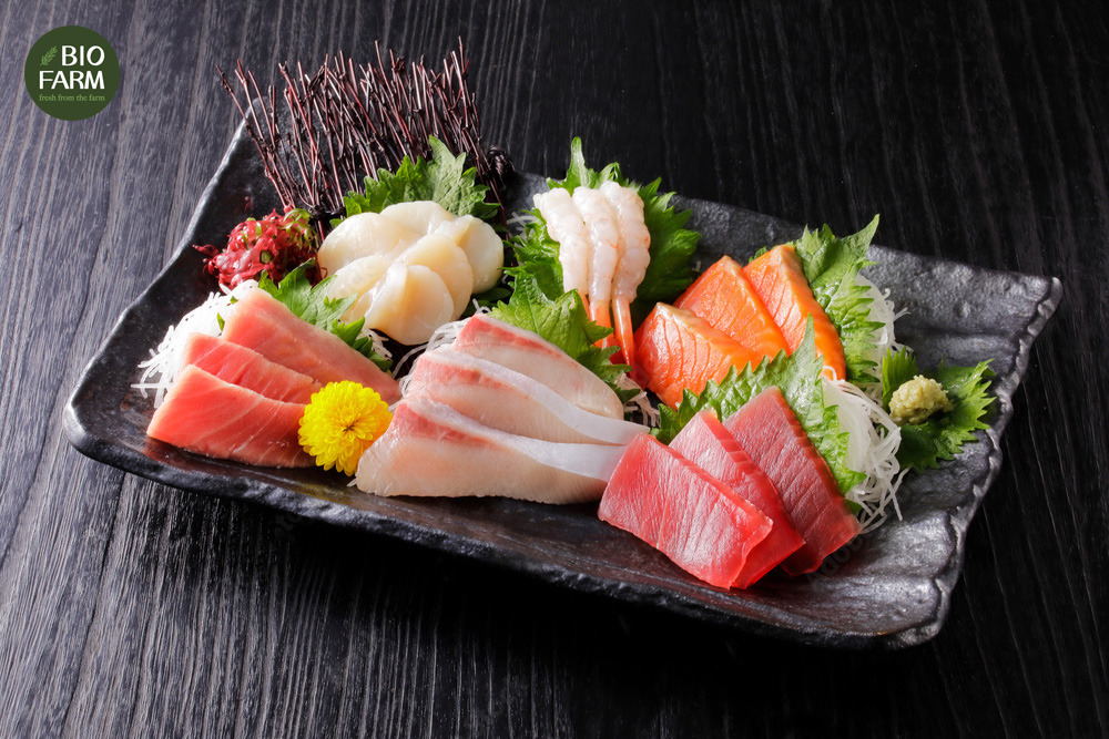 GIÁ TRỊ DINH DƯỠNG CỦA THÀNH PHẦN SET SASHIMI