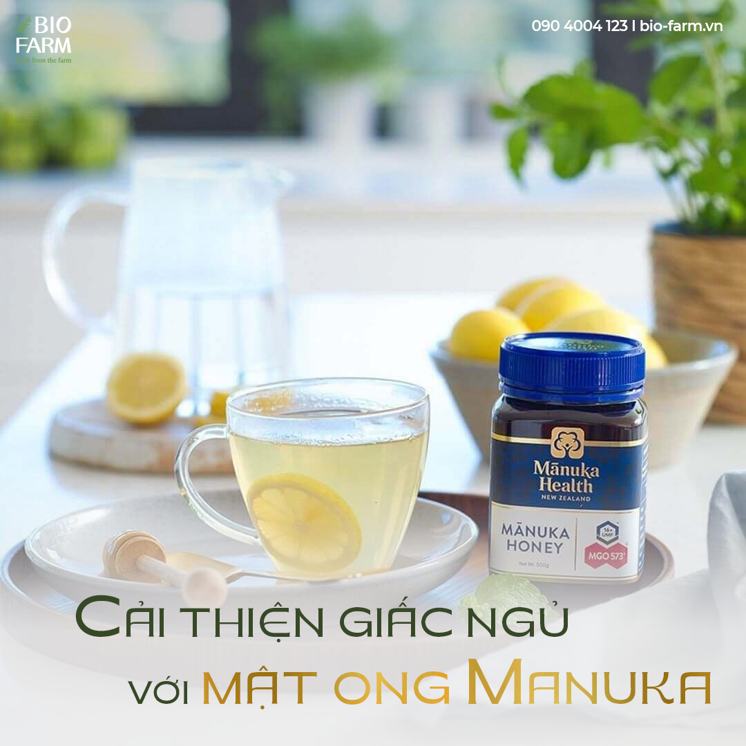 CẢI THIỆN GIẤC NGỦ MỘT MUỖNG MẬT ONG MANUKA MỖI NGÀY