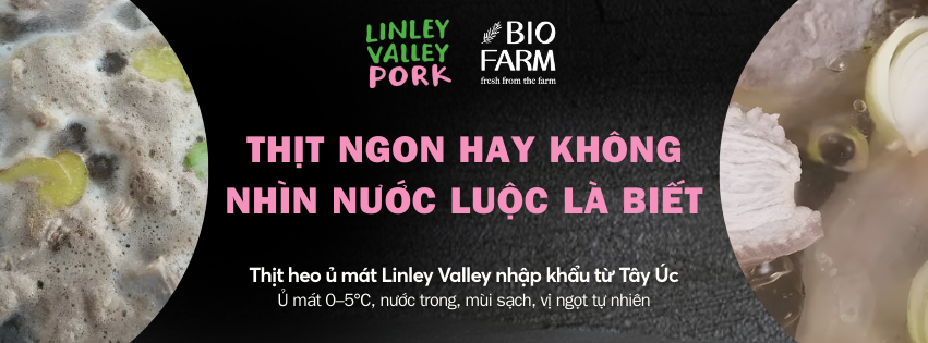 Heo ủ mát Linley Valley: ngon hay không chỉ cần nhìn vào nồi nước luộc!
