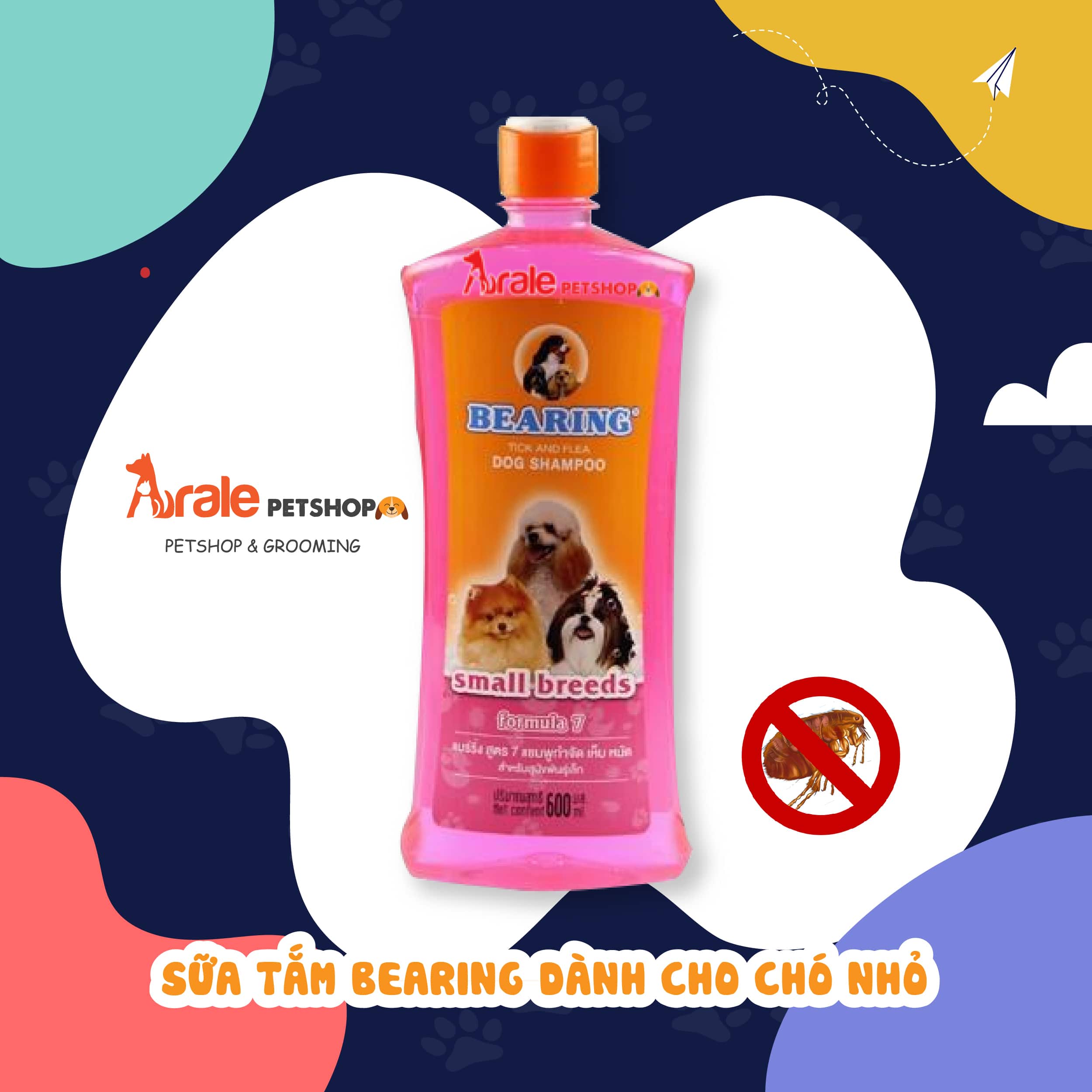 Công thức đặc biệt của 17 loại thảo dược tự nhiên giúp tiêu diệt và đẩy lùi ve, bọ chét, ký sinh trùng một cách hiệu quả.