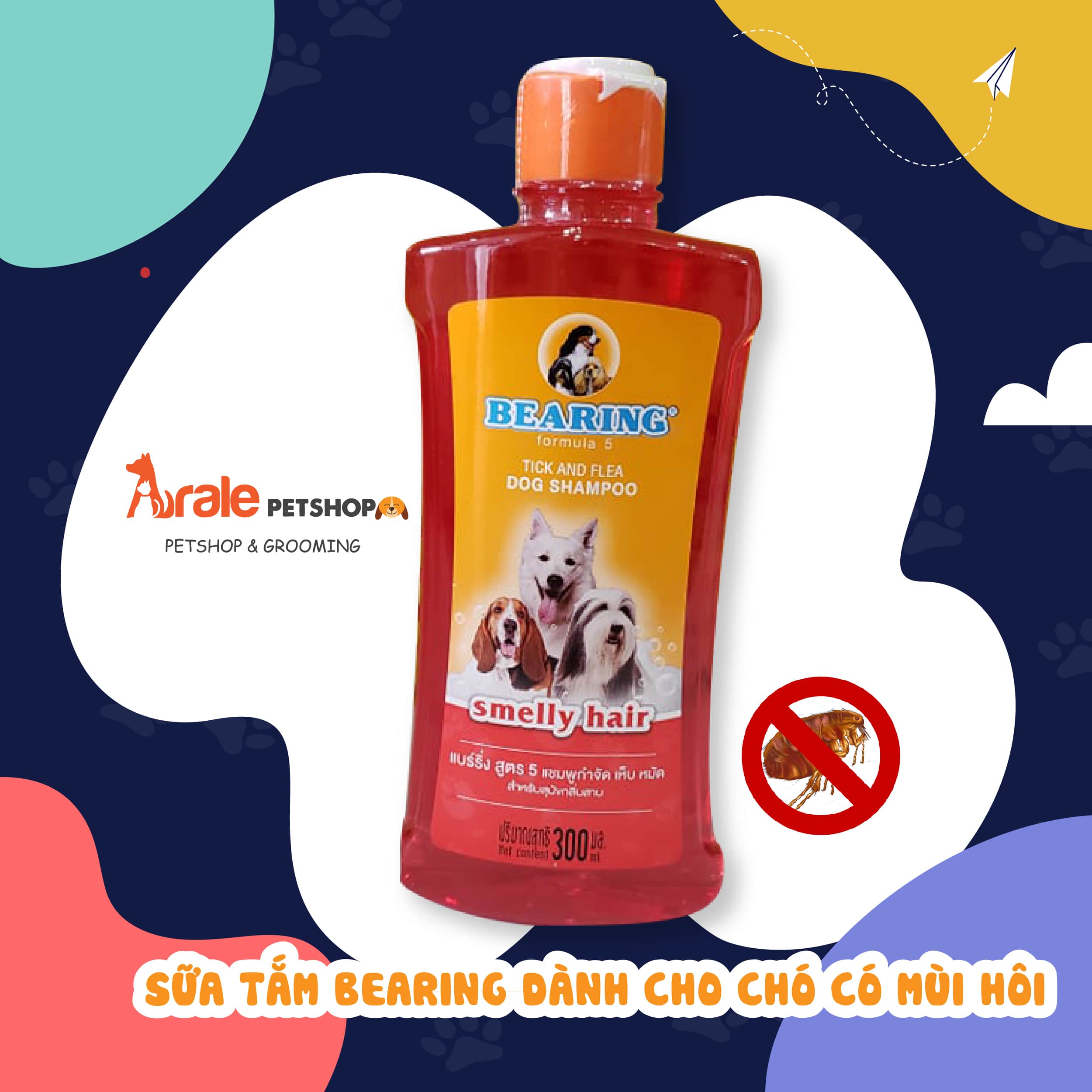 Công thức đặc biệt của 17 loại thảo dược tự nhiên giúp tiêu diệt và đẩy lùi ve, bọ chét, ký sinh trùng một cách hiệu quả.