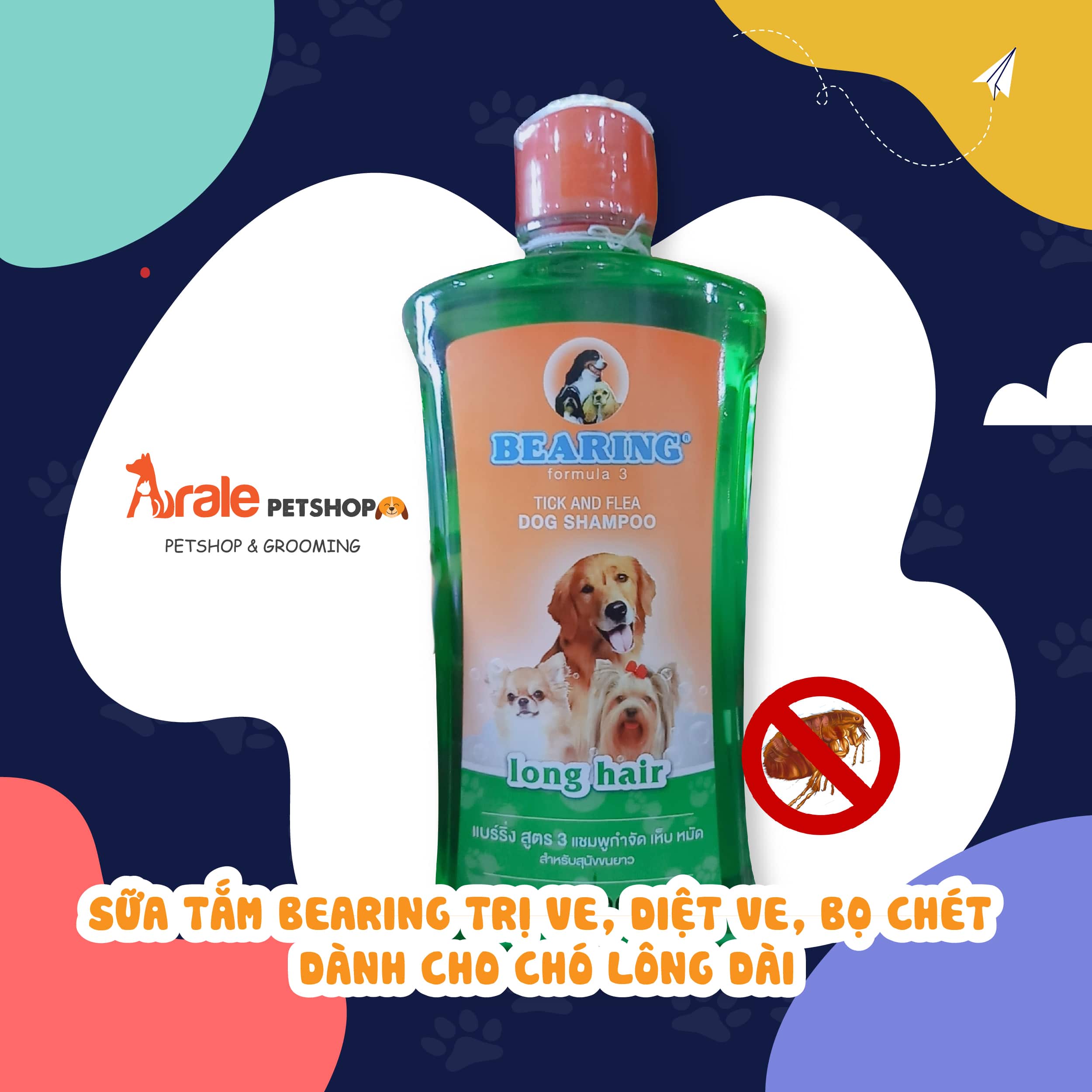 Công thức đặc biệt của 17 loại thảo dược tự nhiên giúp tiêu diệt và đẩy lùi ve, bọ chét, ký sinh trùng một cách hiệu quả.