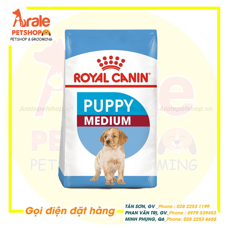 THỨC ĂN CHO CHÓ ROYAL CANIN MEDIUM PUPPY