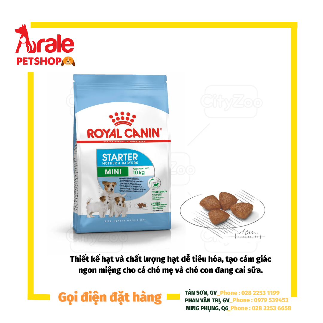 THỨC ĂN HẠT CHO CHÓ ROYAL CANIN MINI STARTER MOTHER & BABYDOG