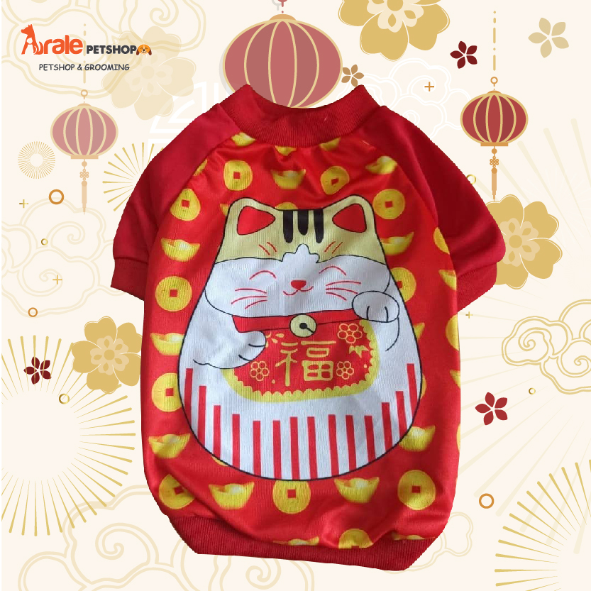 ÁO MÈO THẦN TÀI 3D CHO CHÓ MÈO