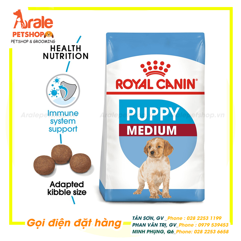 THỨC ĂN CHO CHÓ ROYAL CANIN MEDIUM PUPPY