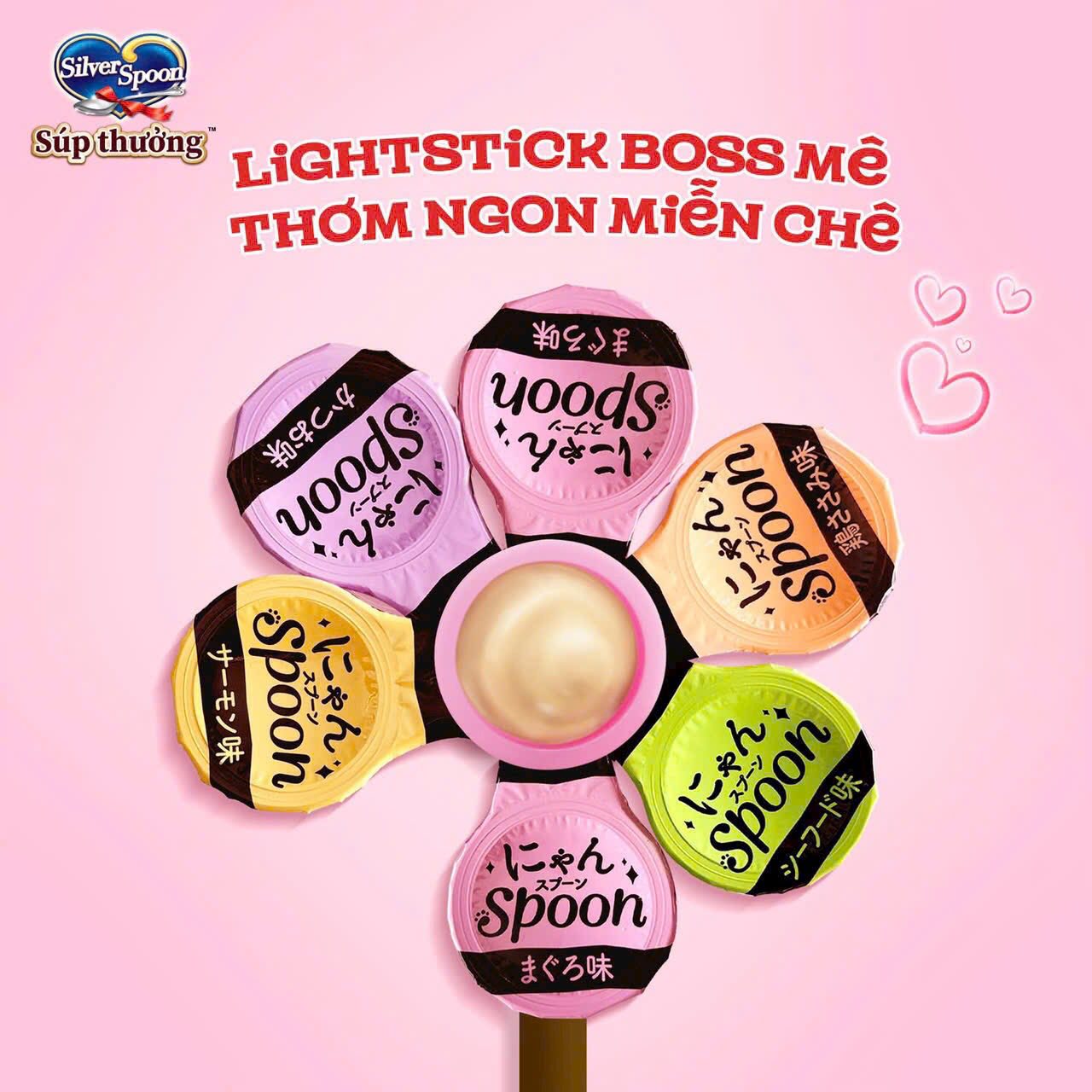 Súp thưởng cho mèo Silver Spoon dạng thìa