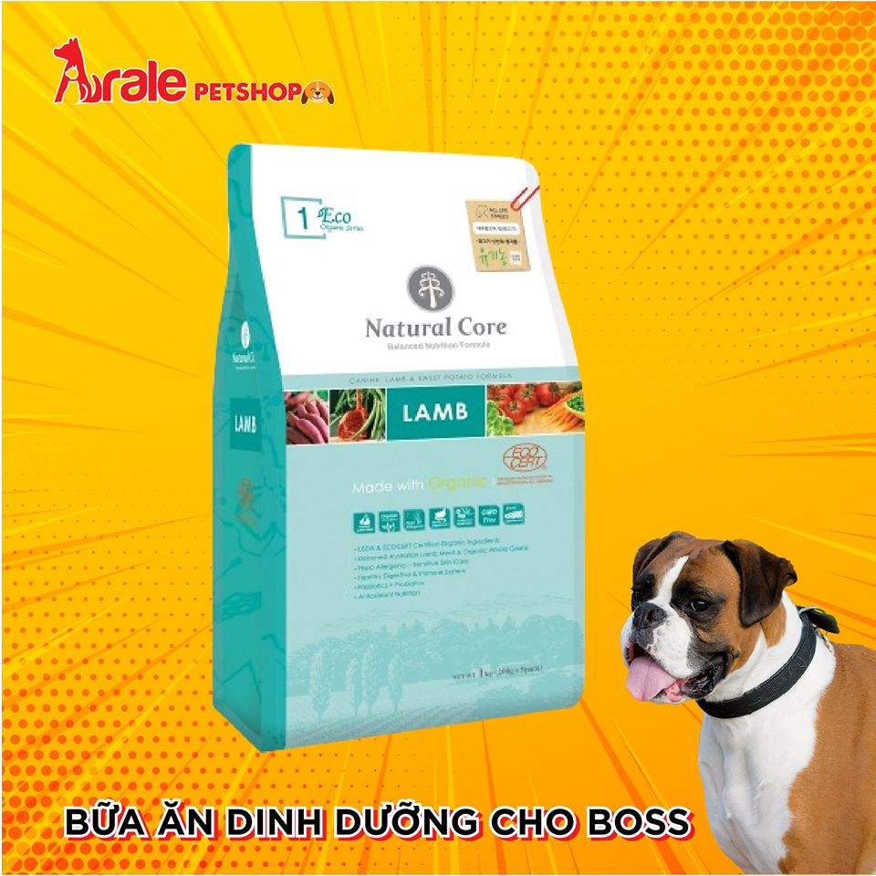 THỨC ĂN CHO CHÓ NATURAL CORE LAMB - VỊ CỪU