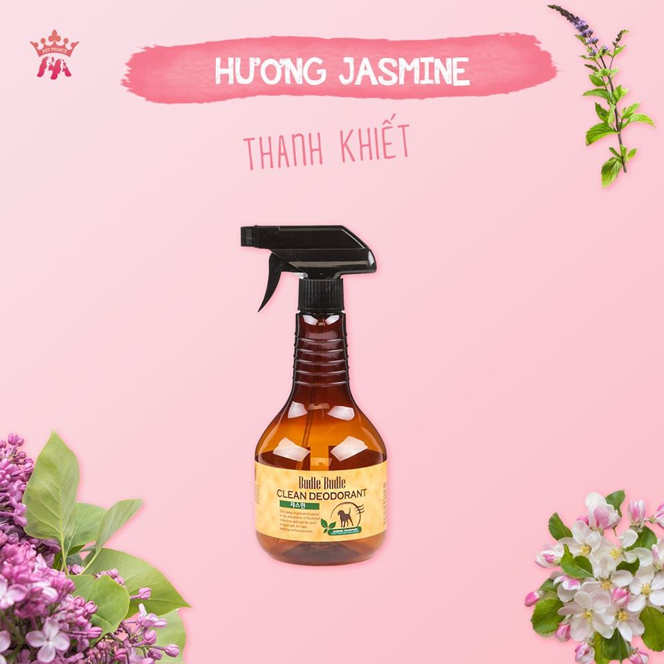 XỊT KHỬ MÙI DƯỠNG LÔNG BUDLE