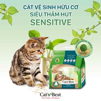 CÁT GỖ VỆ SINH CAT'S BEST SENSITIVE