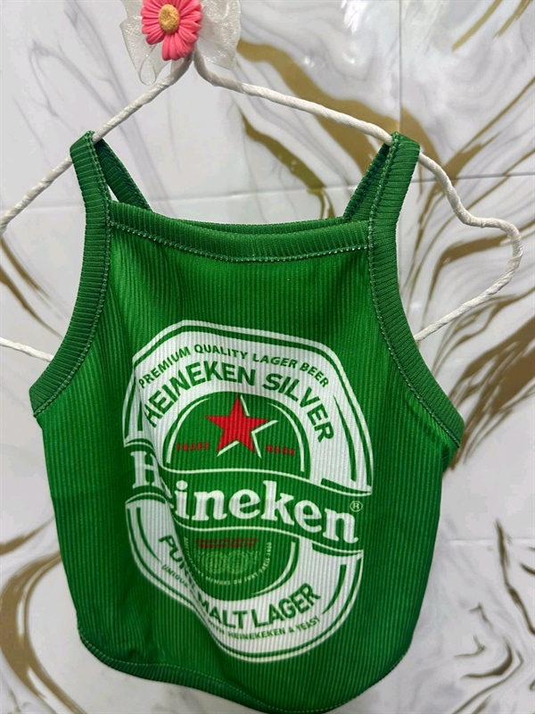 ÁO 2 DÂY HEINEKEN DÀNH CHO CHÓ MÈO