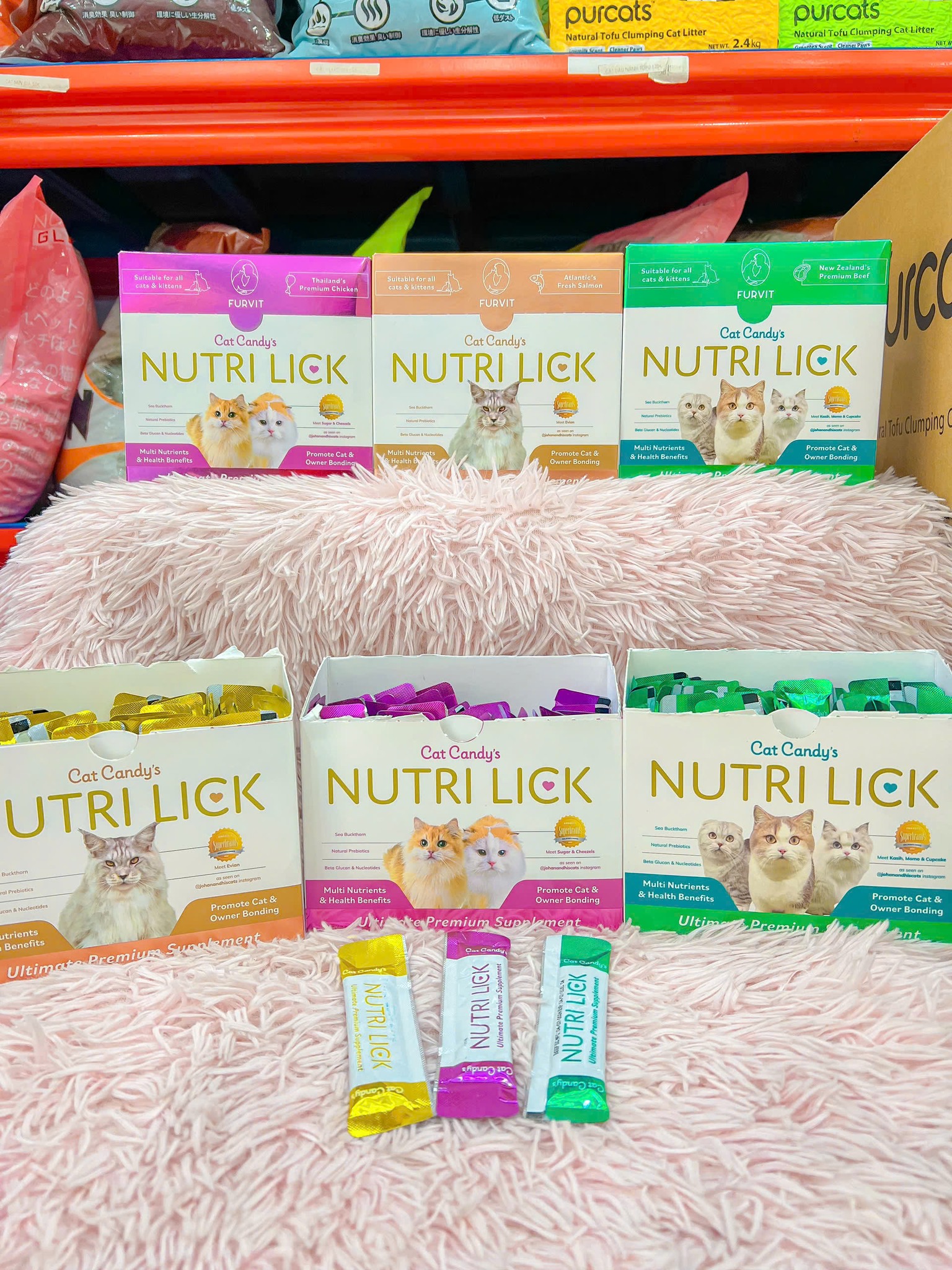 CAT CANDY'S NUTRI LICK – GEL DINH DƯỠNG BỔ SUNG CAO CẤP CHO MÈO
