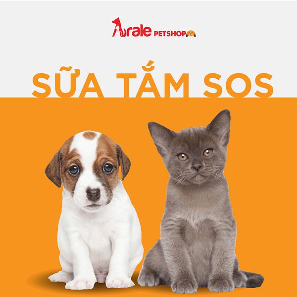 SỮA TẮM SOS DÀNH CHO CHÓ MÈO - CHÍNH HÃNG KỲ NAM