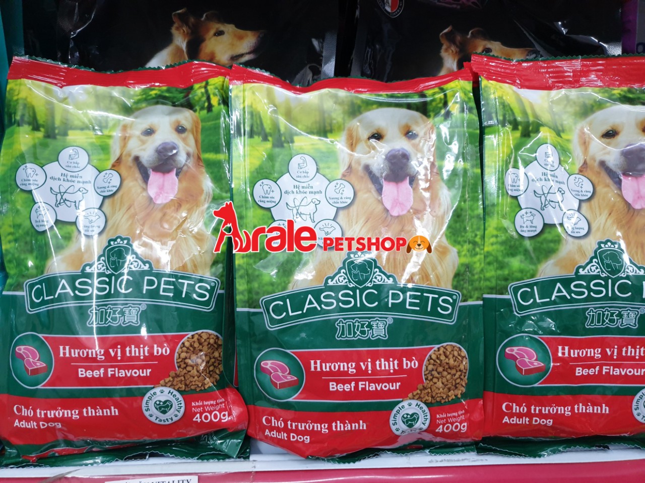 THỨC ĂN HẠT CLASSIC PETS CHO CHÓ TRƯỞNG THÀNH - VỊ BÒ