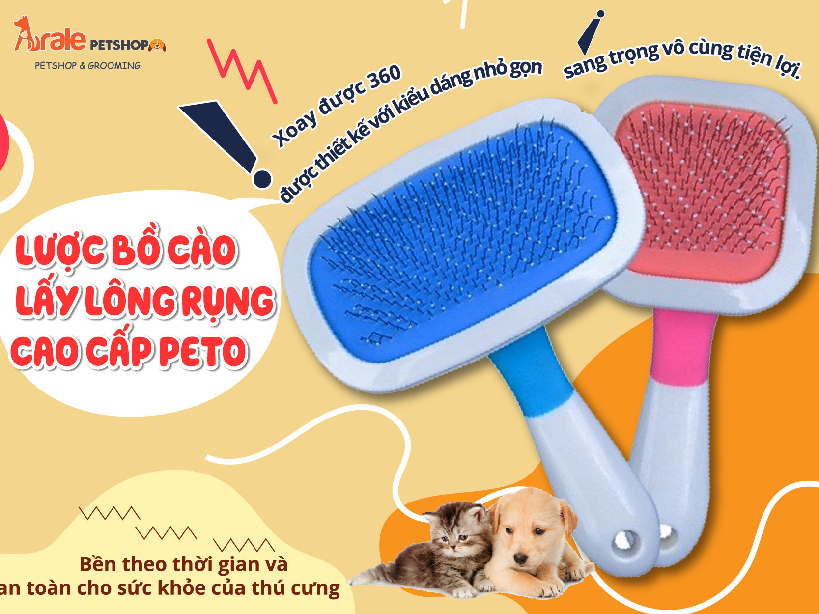 LƯỢC BỒ CÀO LẤY LÔNG RỤNG CAO CẤP PETO