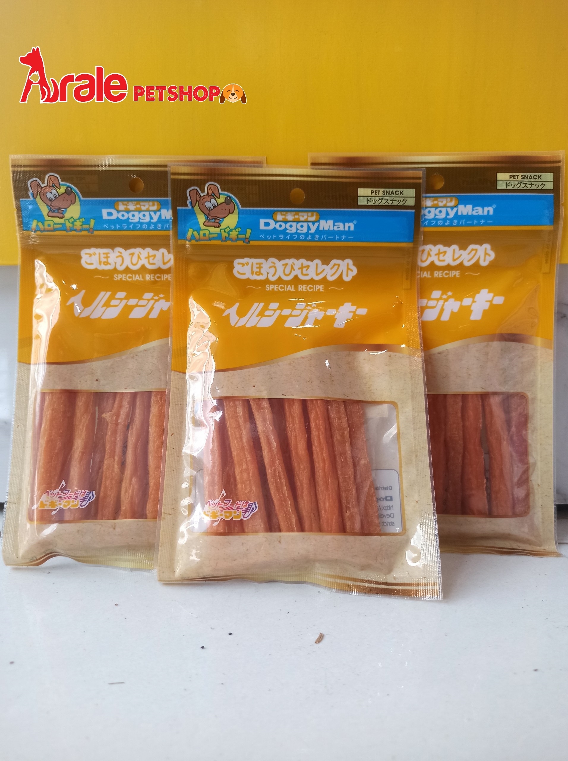 XÚC XÍCH GÀ SẤY DOGGYMAN CHO CHÓ 80G