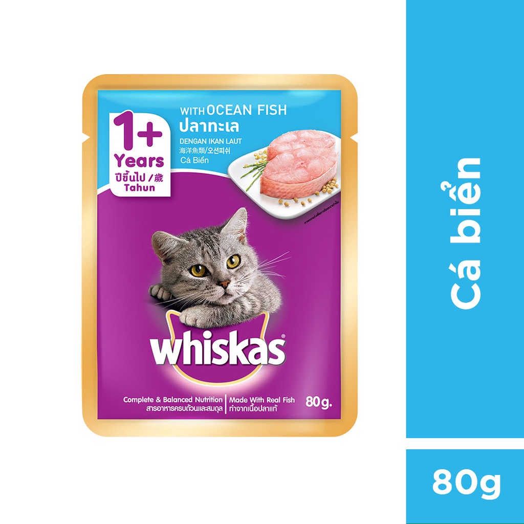 PATE WHISKAS CHO MÈO GÓI 80GR