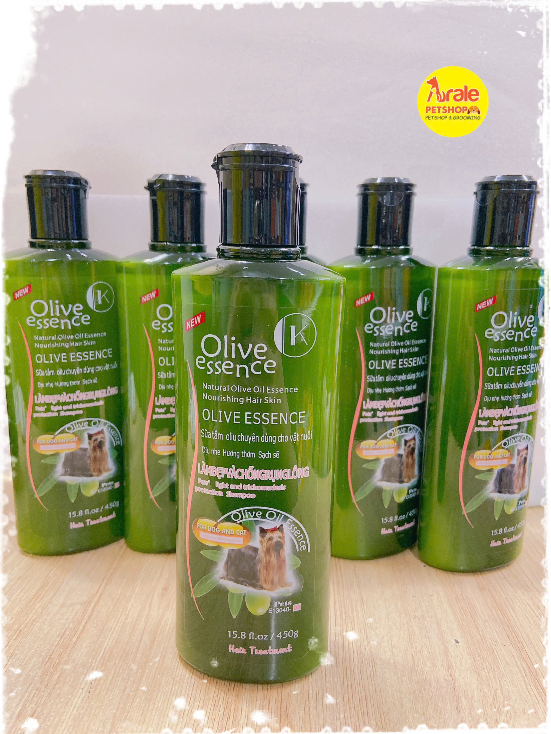 SỮA TẮM OLIVE ESSENCE CHO CHÓ MÈO 450ML
