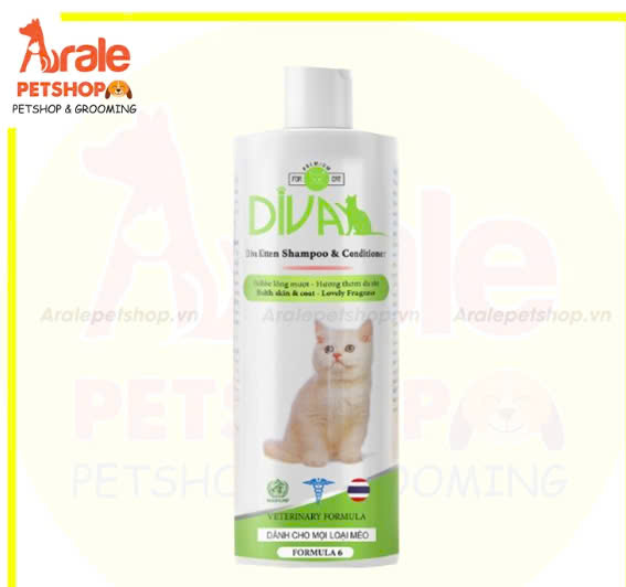 SỮA TẮM DIVA CHO MÈO