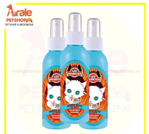 XỊT VỆ SINH RĂNG MIỆNG CHO MÈO LEE&WEBSTER - 130ML