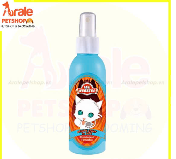 XỊT VỆ SINH RĂNG MIỆNG CHO MÈO LEE&WEBSTER - 130ML