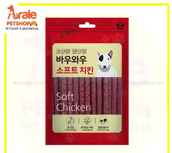 SNACK GÀ QUE BOWWOW CHO CHÓ 150G