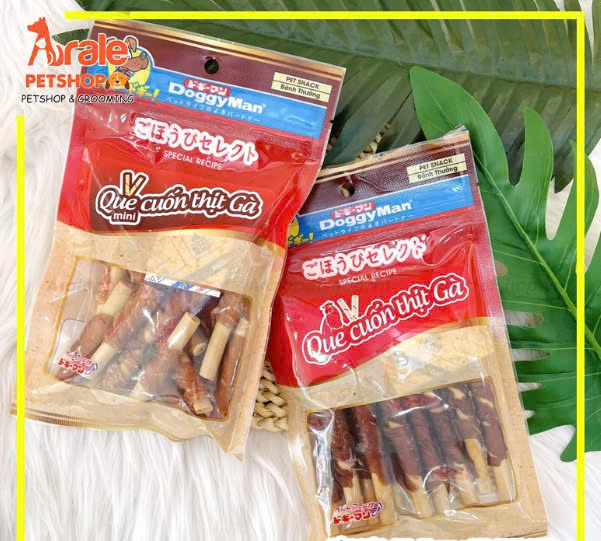 SNACK DOGGYMAN QUE CUỐN THỊT GÀ MINI - 20 CÂY