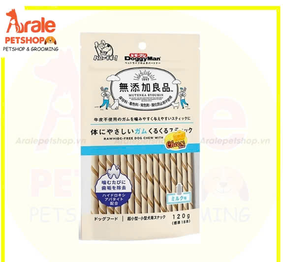 QUE GẶM DOGGYMAN HƯƠNG PHÔ MAI - 120G