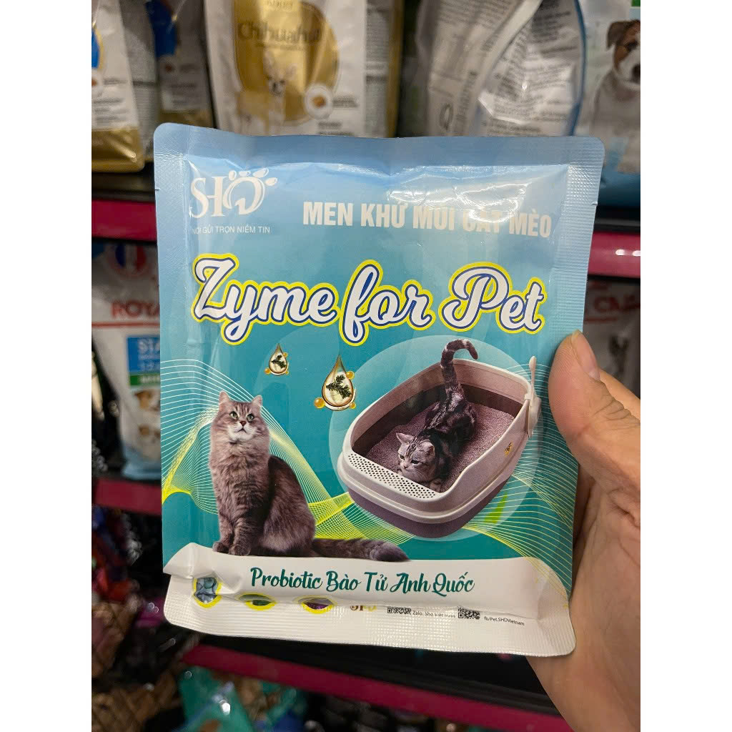 ZYME FOR PET Men Khử Khuẩn Cát Vệ Sinh Mèo 100G
