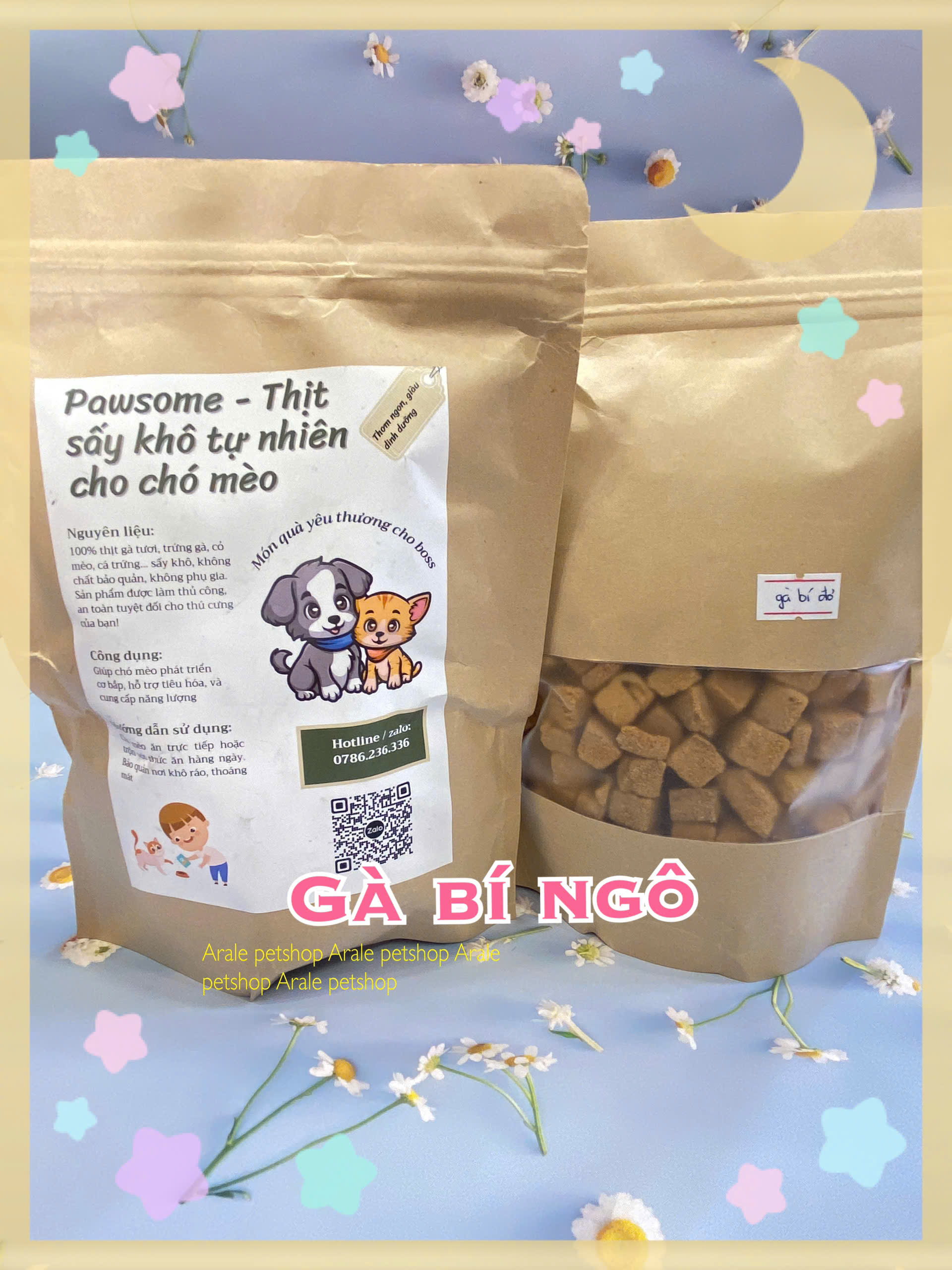THỨC ĂN THỊT TƯƠI SẤY KHÔ PAWSOME