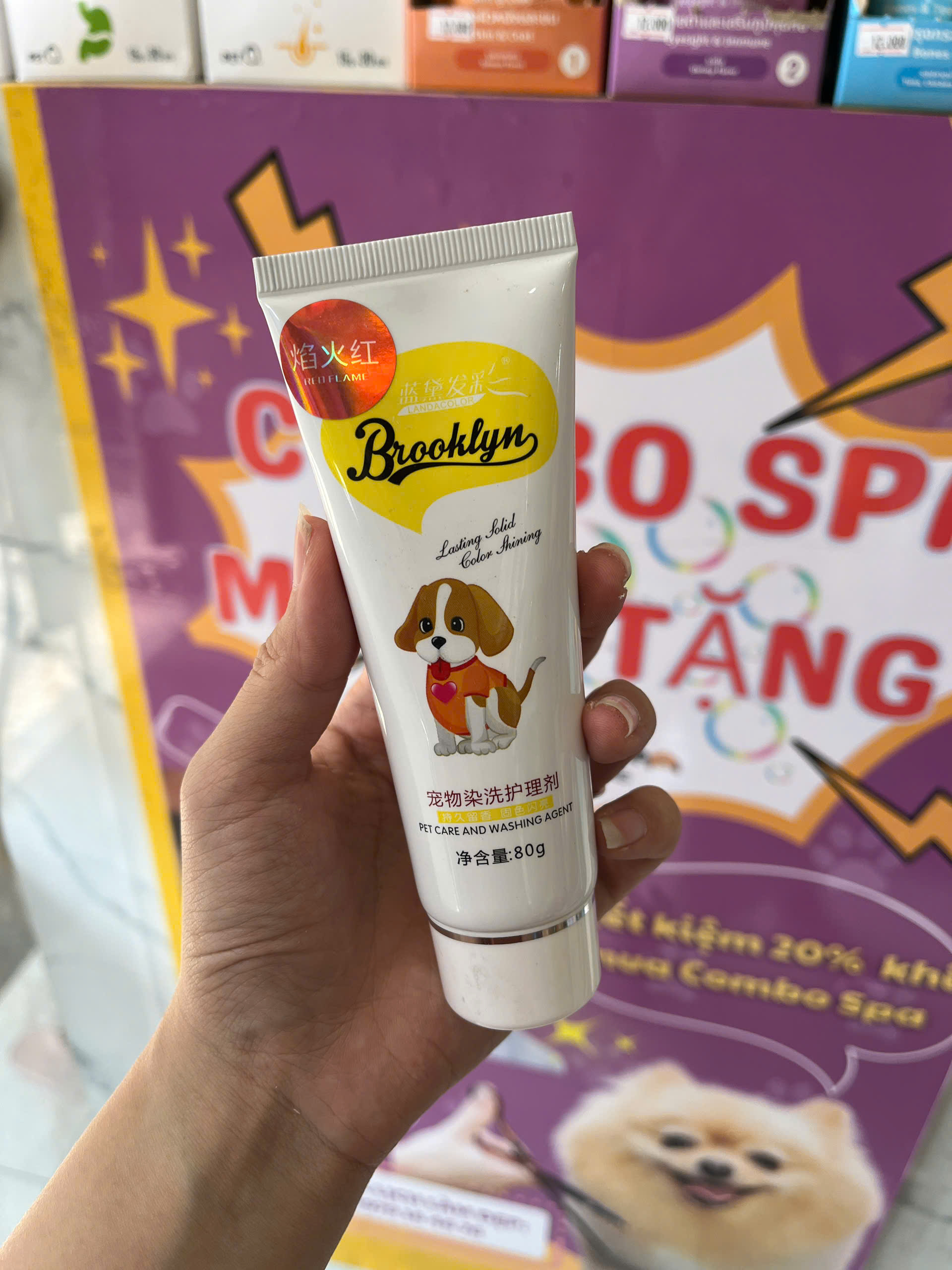 Thuốc nhuộm lông chó mèo Brooklyn (tuýp 80gr)