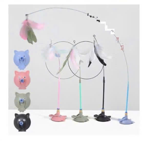 CẦN CÂU CHO MÈO TỰ CHƠI CÓ ĐẾ CỐ ĐỊNH