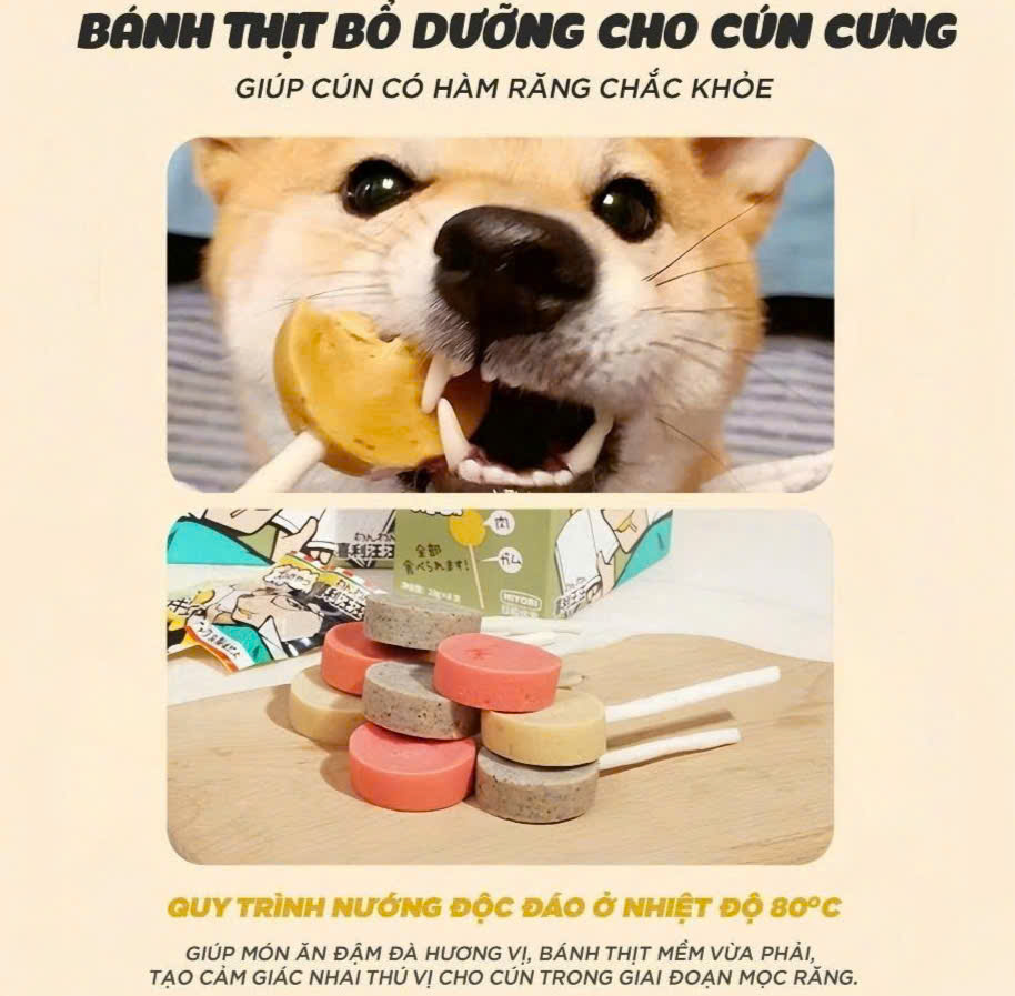 KẸO MÚT LOLIPOP DÀNH CHO CHÓ