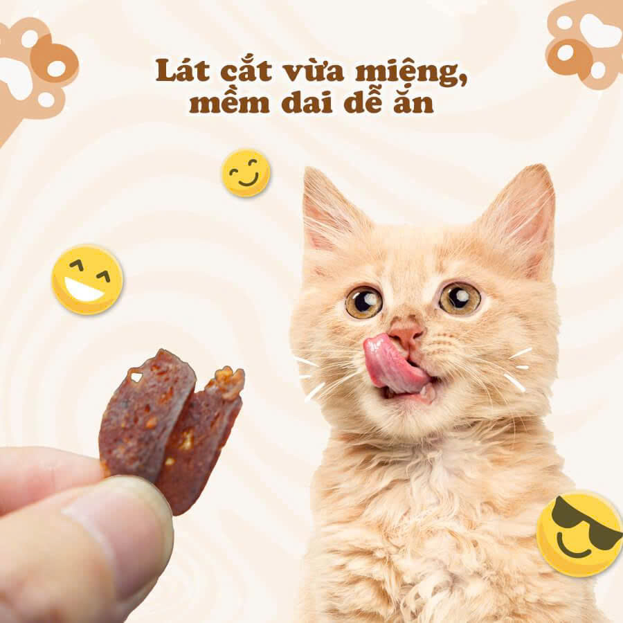 Snack thưởng mềm vị cá ngừ cho mèo