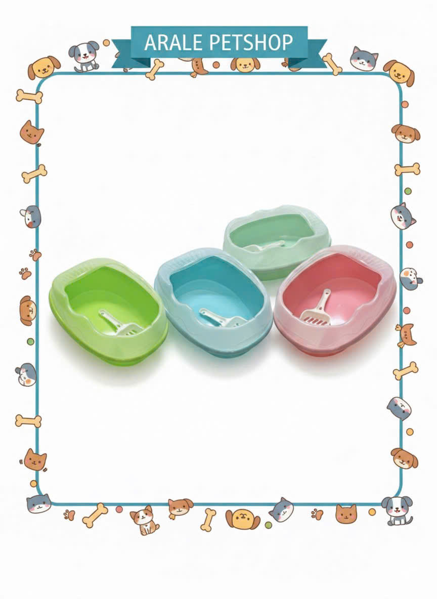 KHAY VỆ SINH HÌNH TRỨNG CHO MÈO -NHỎ