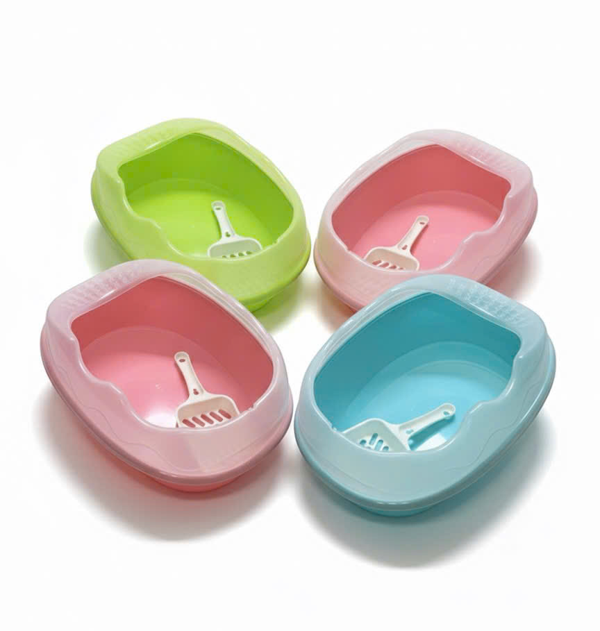 KHAY VỆ SINH HÌNH TRỨNG CHO MÈO -NHỎ