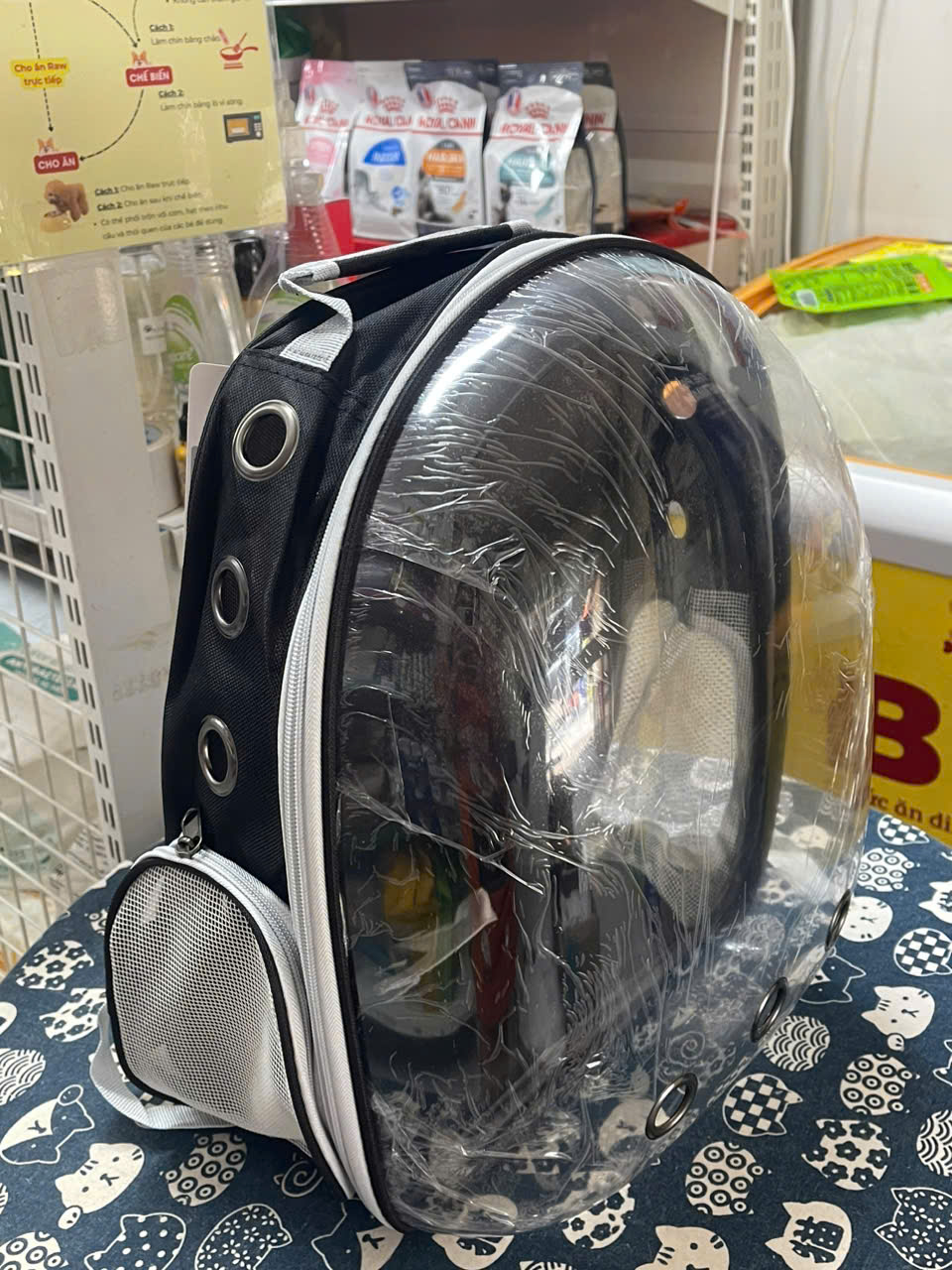 BALO VẬN CHUYỂN TRONG SUỐT CHO CHÓ MÈO