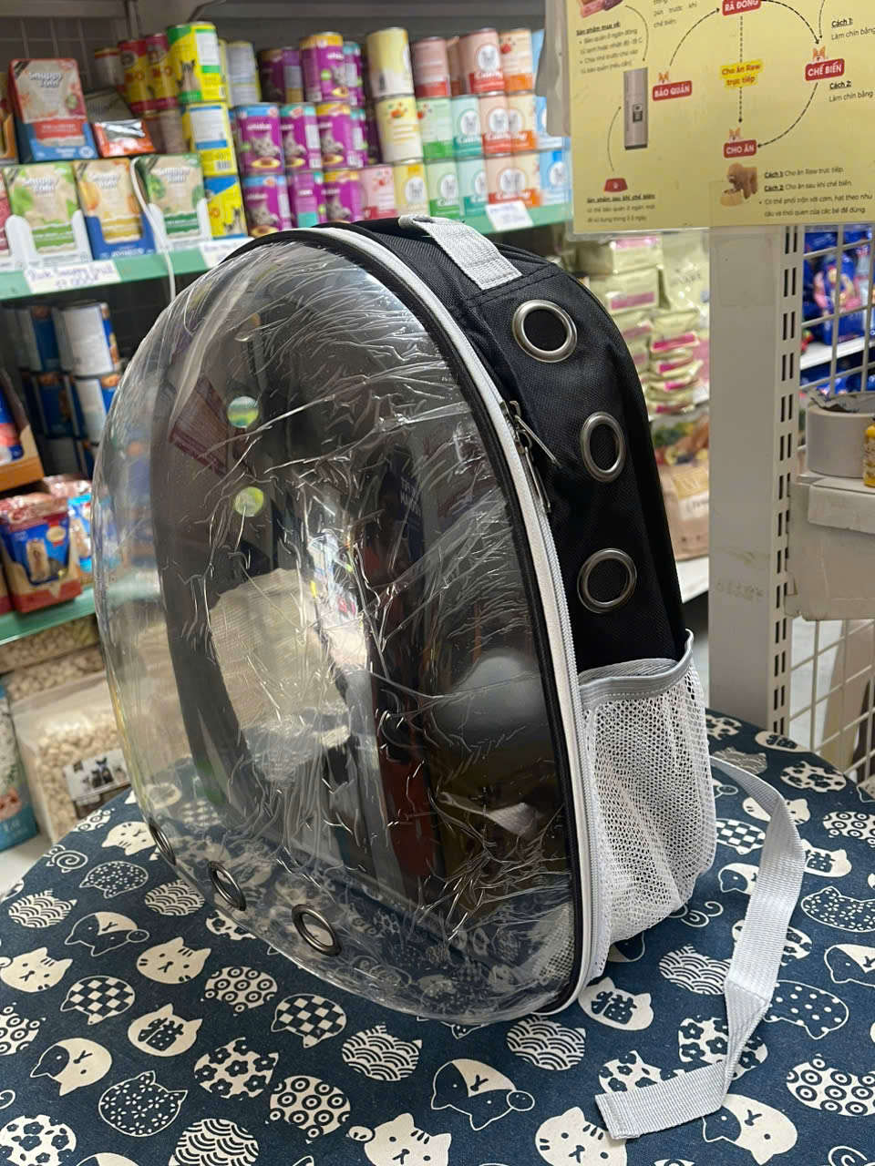 BALO VẬN CHUYỂN TRONG SUỐT CHO CHÓ MÈO