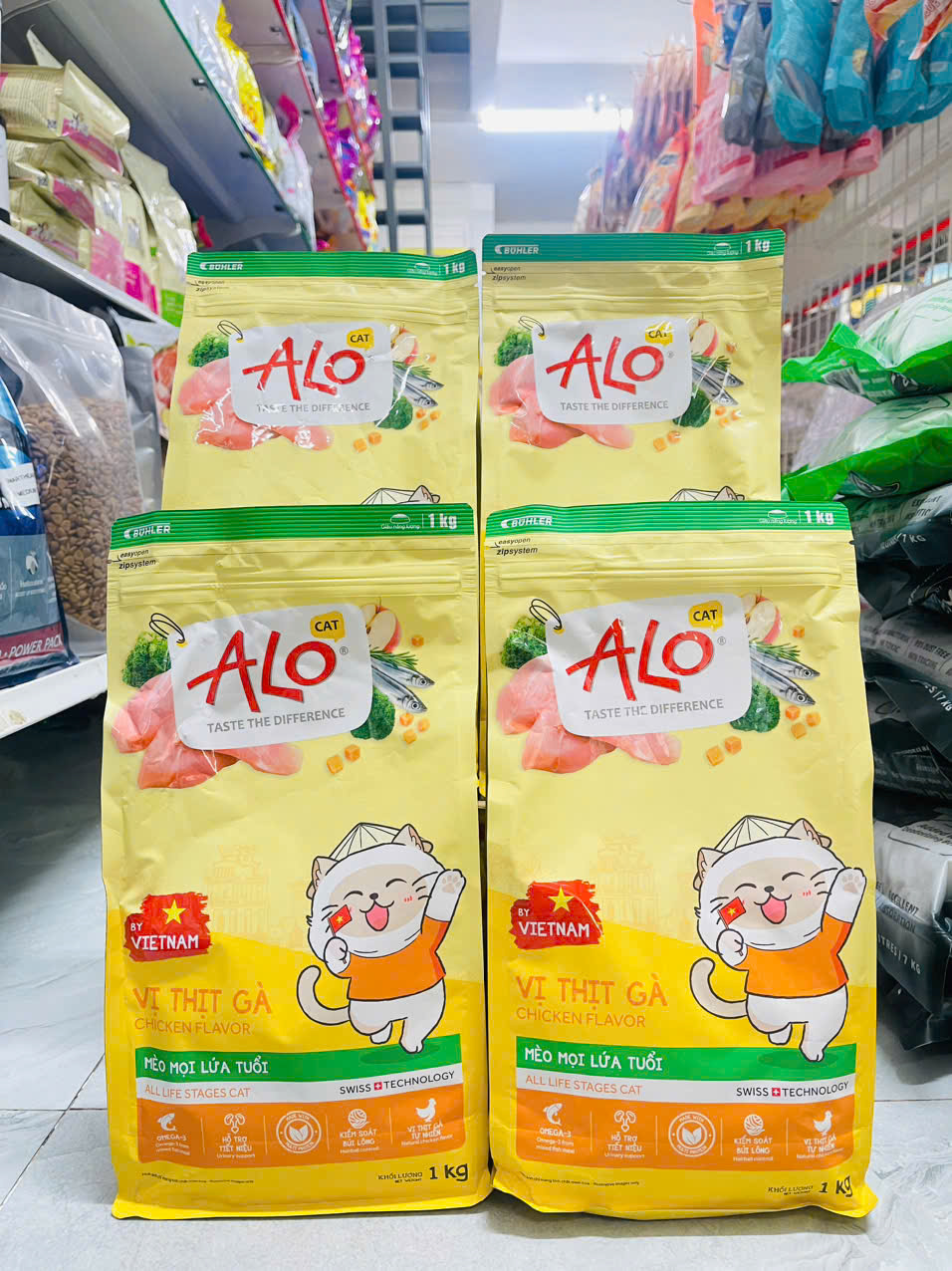 THỨC ĂN KHÔ HẠT ALO DÀNH CHO MÈO MỌI LỨA TUỔI